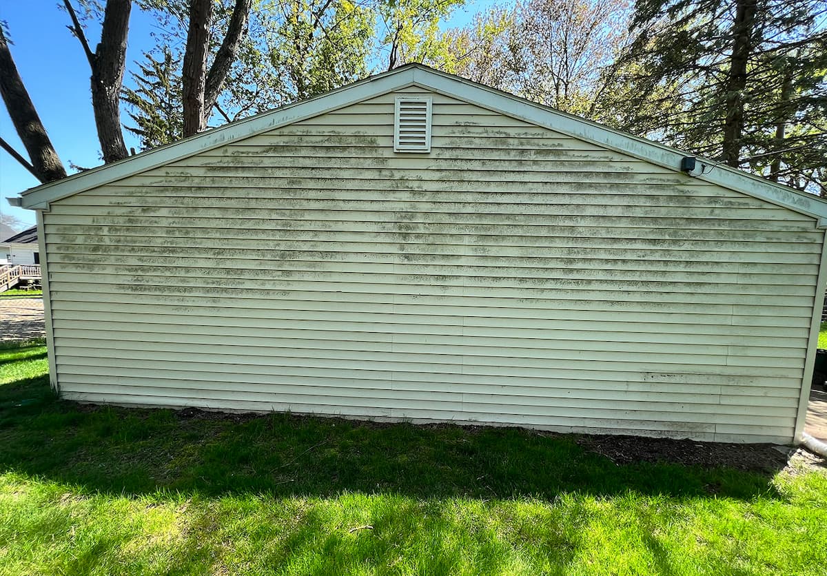 Soft wash pressure washing cleaning after - Shelby Township MI